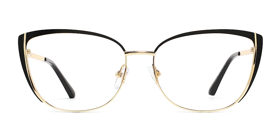Talisha black gold   Metal  Eyeglasses