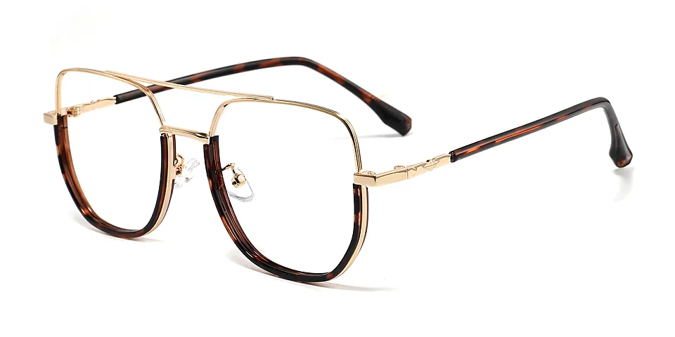 Perye gold warm tortoise   Metal  Eyeglasses