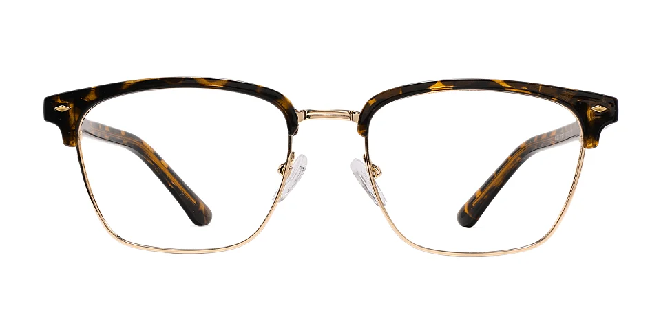 Nellis warm tortoise gold   Plastic  Eyeglasses