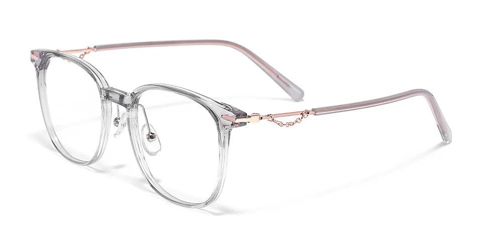 Rena grey   Plastic  Eyeglasses