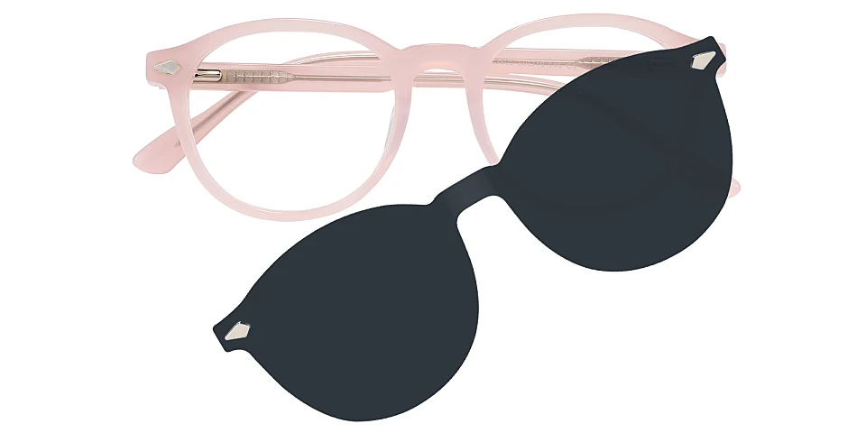 Carley pink   Acetate  Eyeglasses