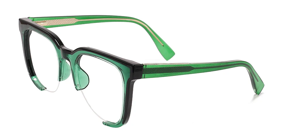 Elora green   Plastic  Eyeglasses