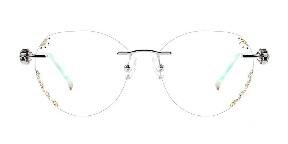 Ligeia silver gold   Metal  Eyeglasses