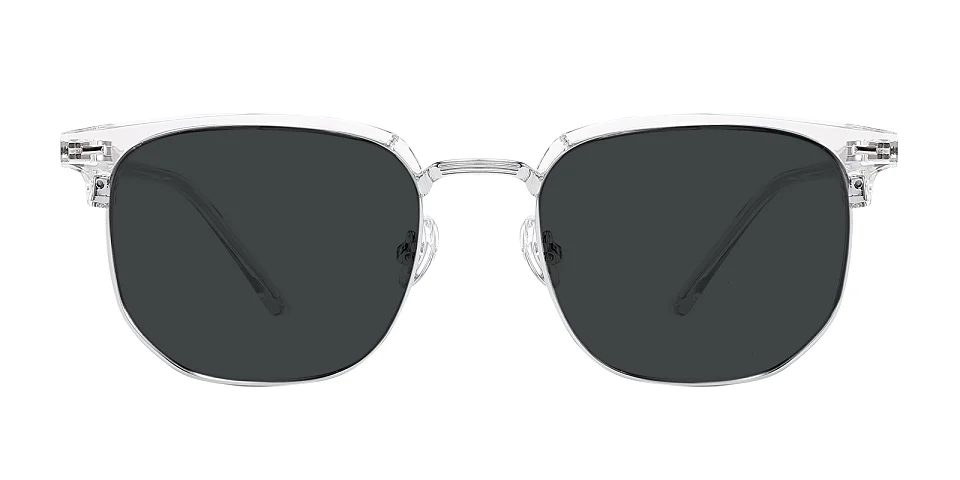 Aviva clear silver   Plastic  Sunglasses