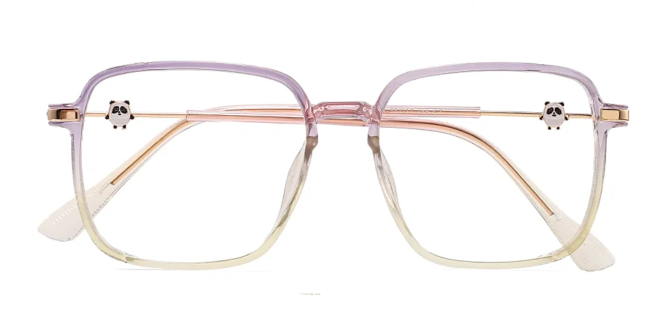 Melina purple light yellow   Plastic  Eyeglasses