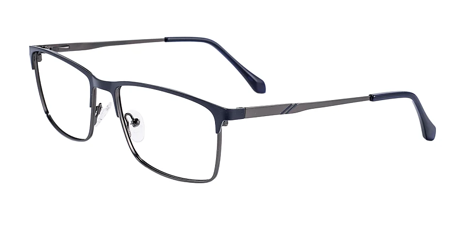 Farrell matte blue gun   Metal  Eyeglasses