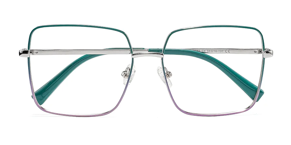 Bette emerald green purple   Metal  Eyeglasses
