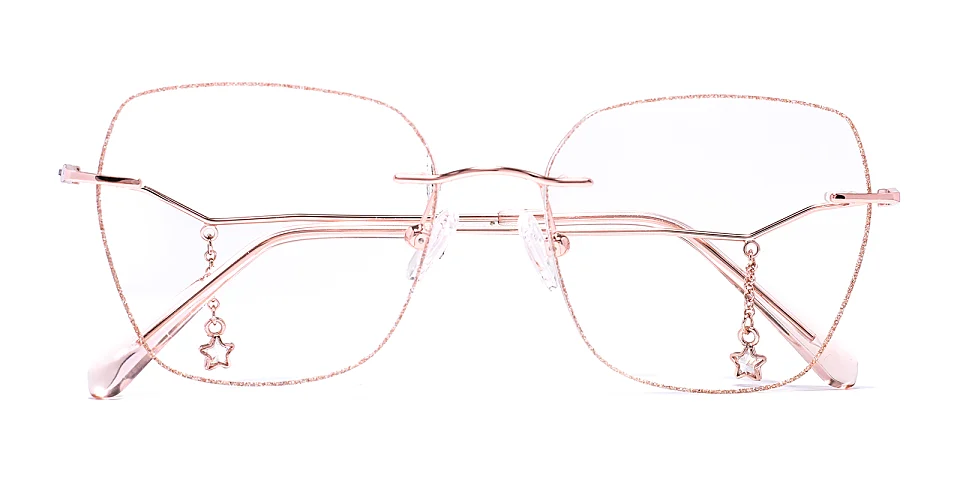 Hesper rose gold   Metal  Eyeglasses