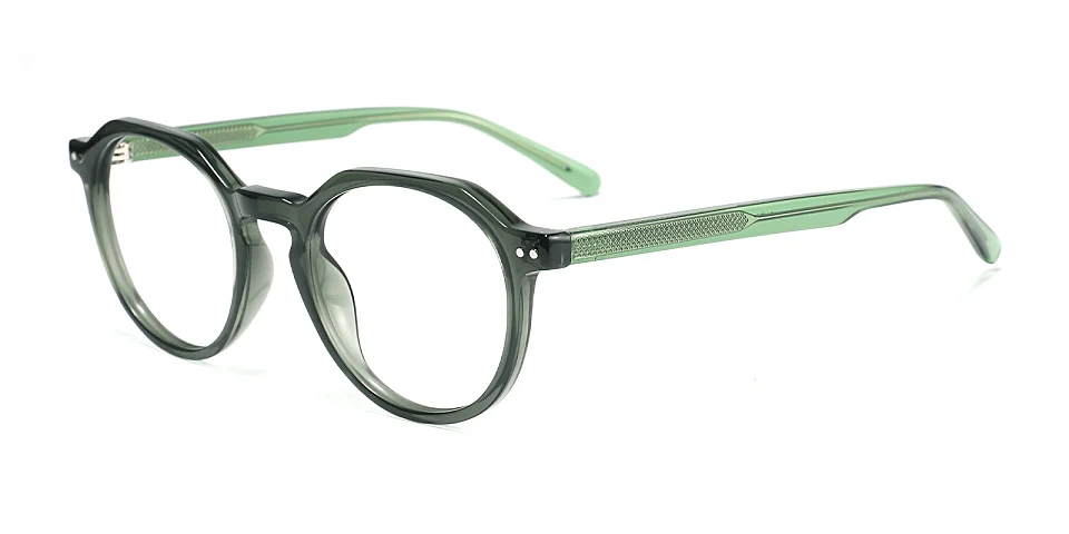 Chrissie dark green   Plastic  Eyeglasses