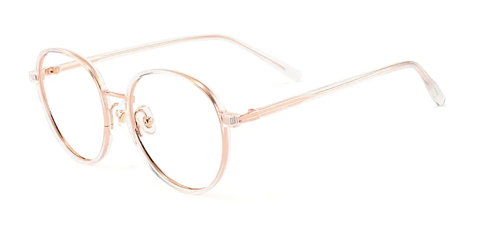 Kyra clear rose gold   Plastic  Eyeglasses