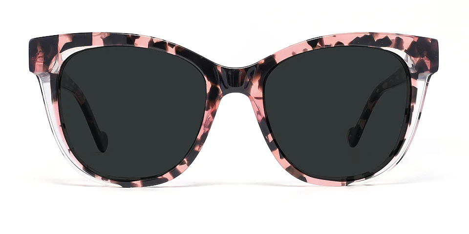 Kisa pink tortoise   Plastic  Sunglasses