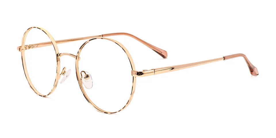 Ransey petal tortoise   Metal  Eyeglasses