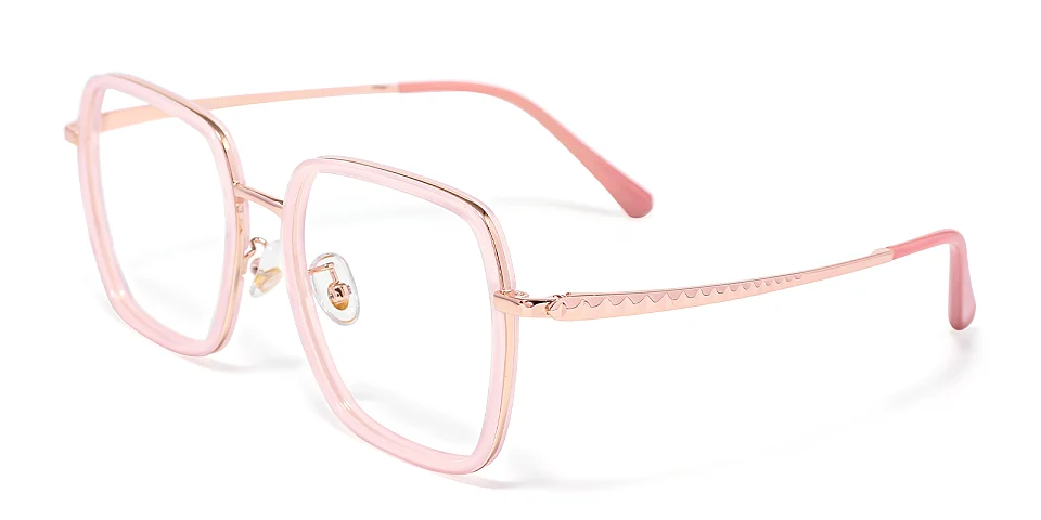 Inez pink   Plastic  Eyeglasses