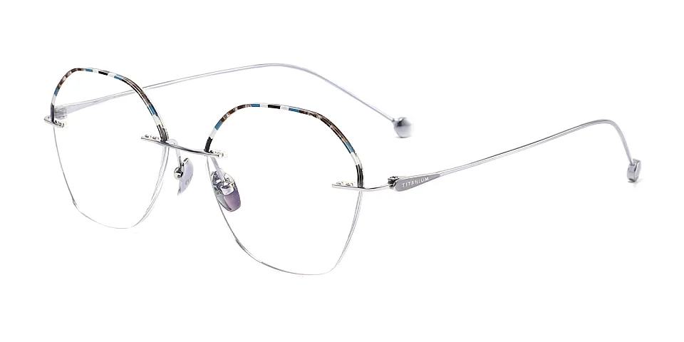 Averil silver tortoise   Titanium  Eyeglasses