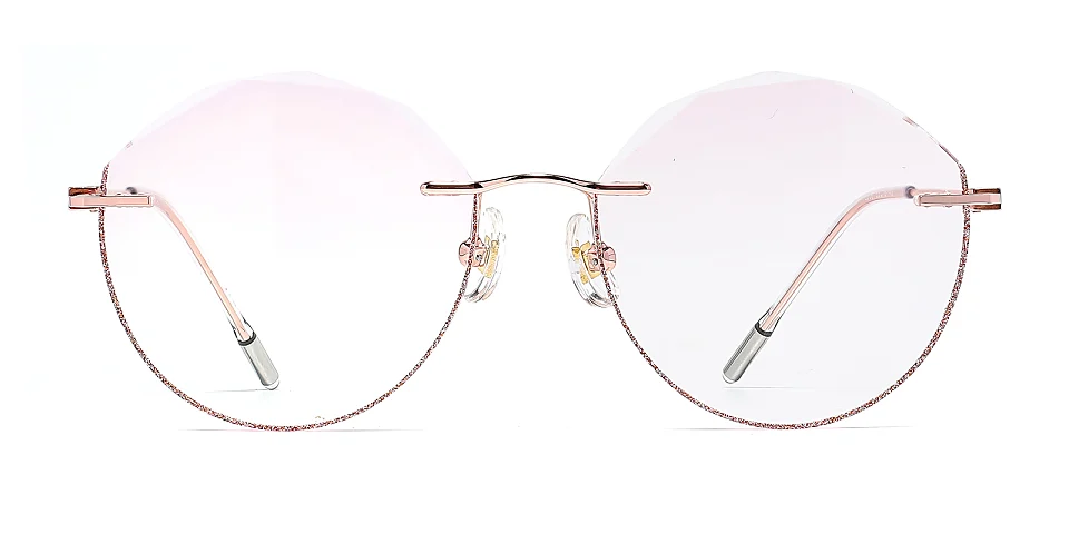 Leanne rose gold   Metal  Sunglasses