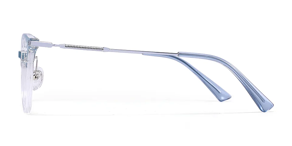 Koy light blue clear   Plastic  Eyeglasses