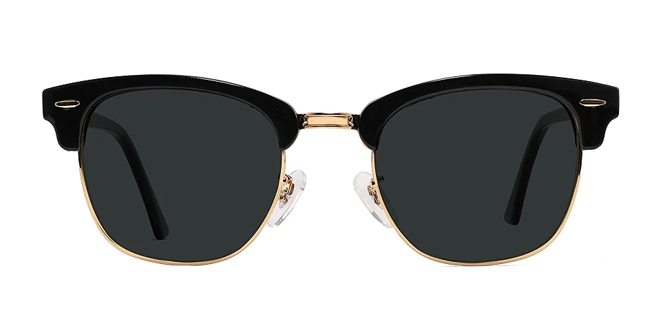 Forest black gold   Metal  Sunglasses