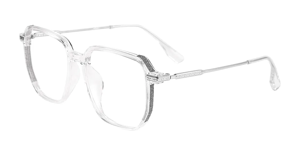 Romola clear silver   Plastic  Eyeglasses