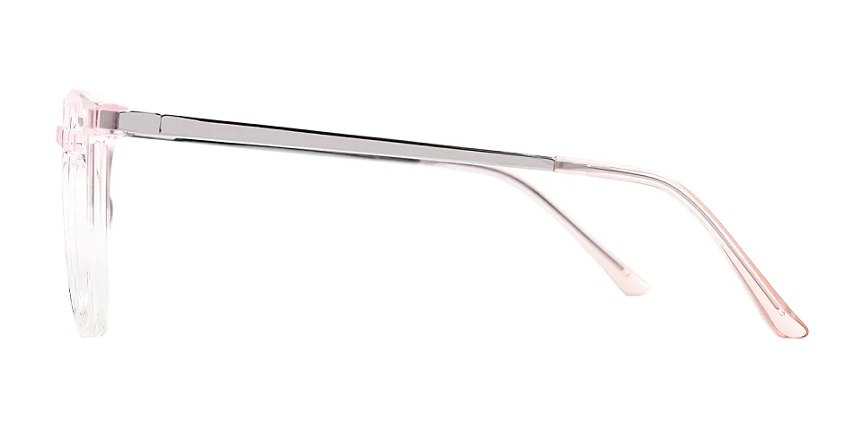 Jocelin pink clear   Plastic  Eyeglasses