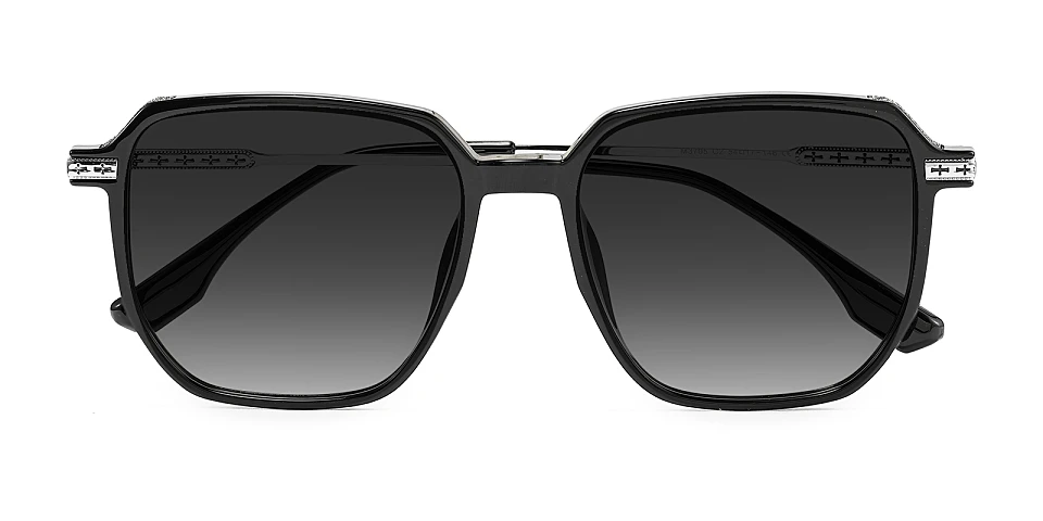 Romola black silver   Plastic  Sunglasses