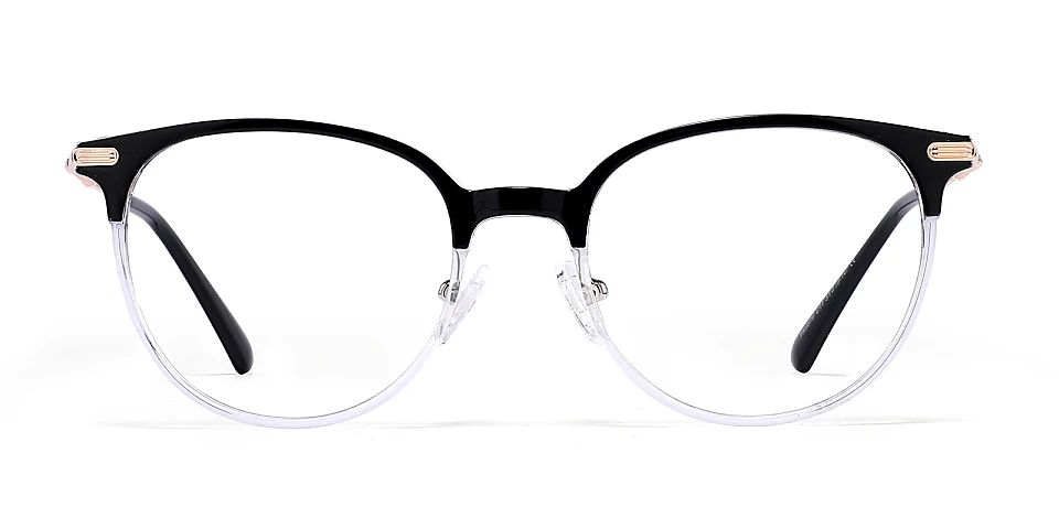 Koy black clear   Plastic  Eyeglasses