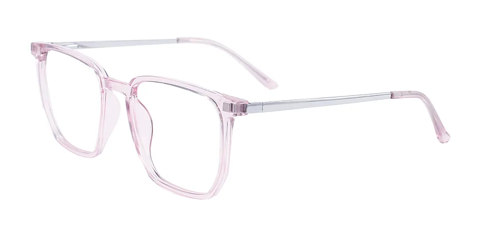 Jocelin clear pink   Plastic  Eyeglasses