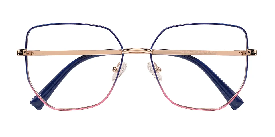 Tinny blue pink   Metal  Eyeglasses