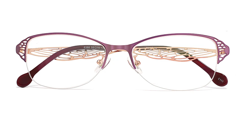 Shilo purple   Metal  Eyeglasses