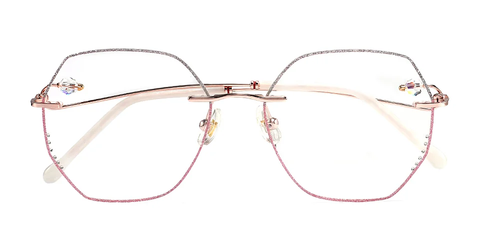 Viona rose gold   Metal  Eyeglasses