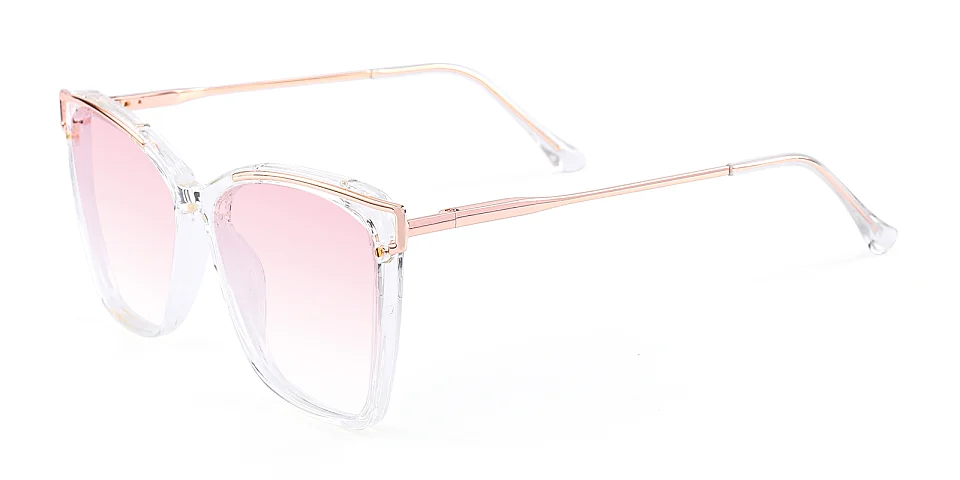 Cili clear   Plastic  Sunglasses