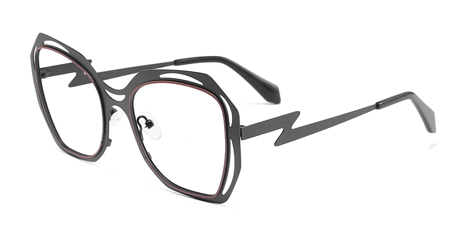 Emilee black brown   Metal  Eyeglasses