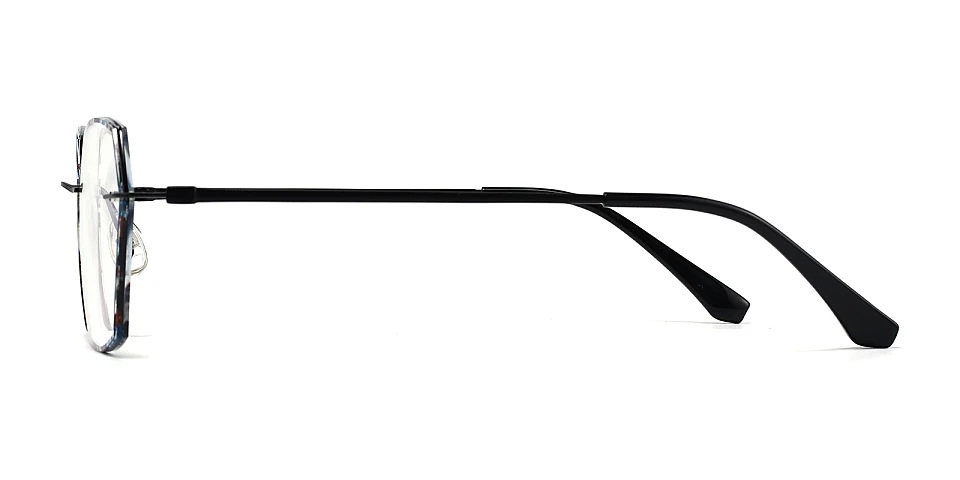 Vega black floral   Titanium  Eyeglasses