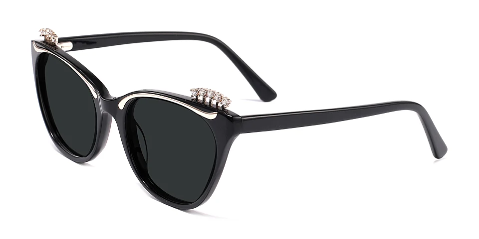 Joleen black   Acetate  Sunglasses