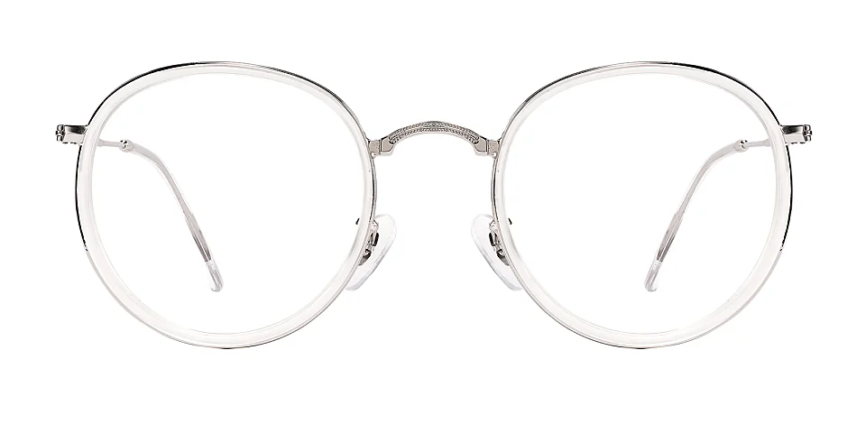 Callo clear silver   Metal  Eyeglasses