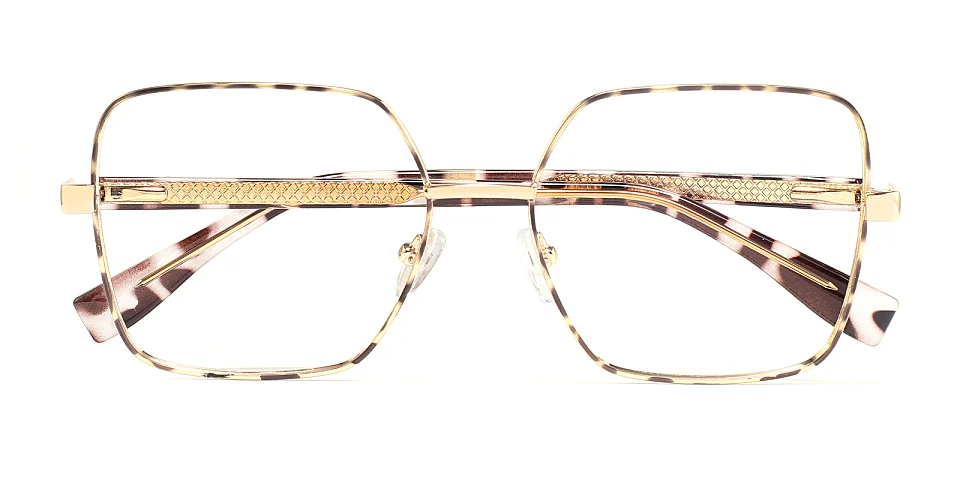 Nannie warm tortoise   Metal  Eyeglasses