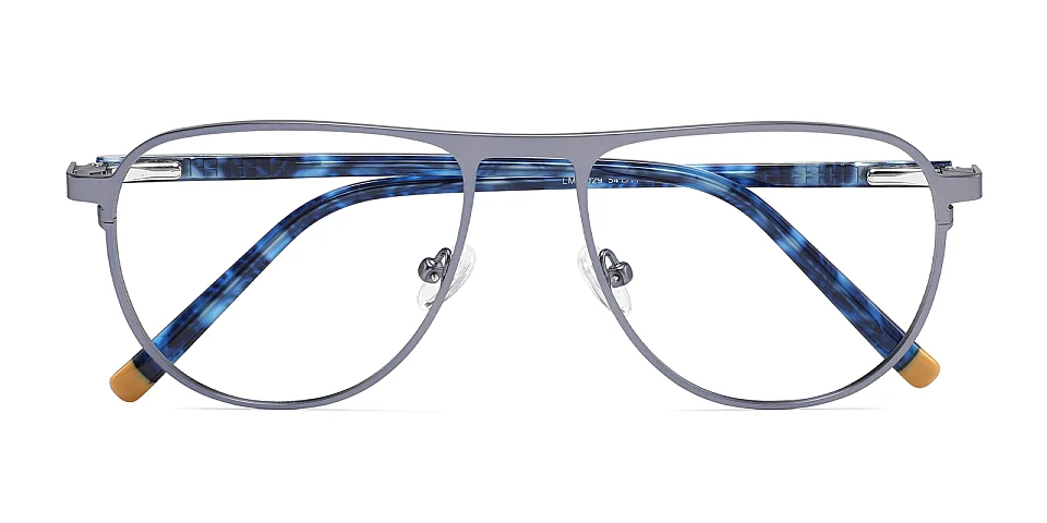 Hamid blue   Metal  Eyeglasses