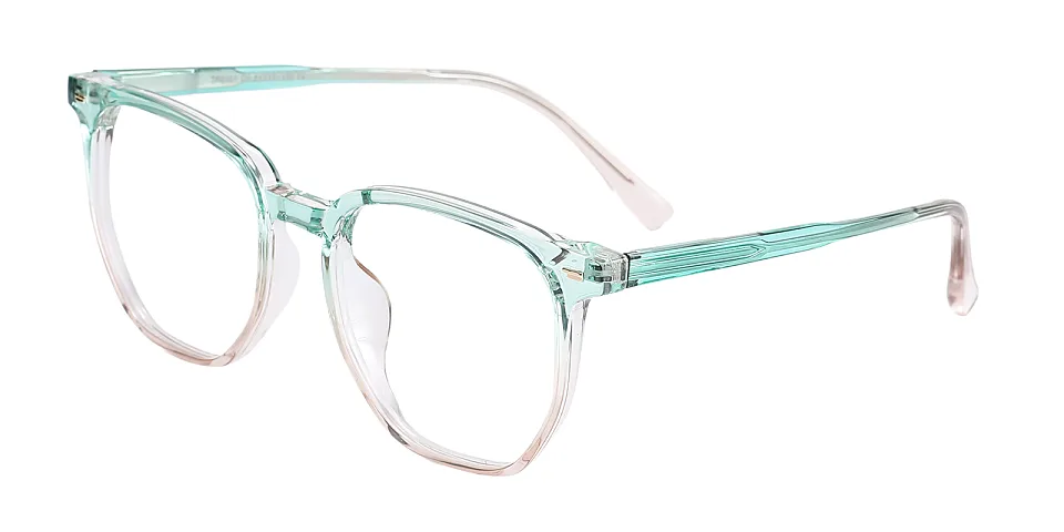 Tiki green champagne   Plastic  Eyeglasses