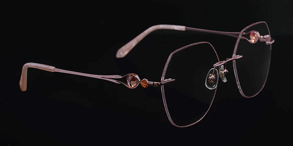 Feeny rose gold   Metal  Eyeglasses