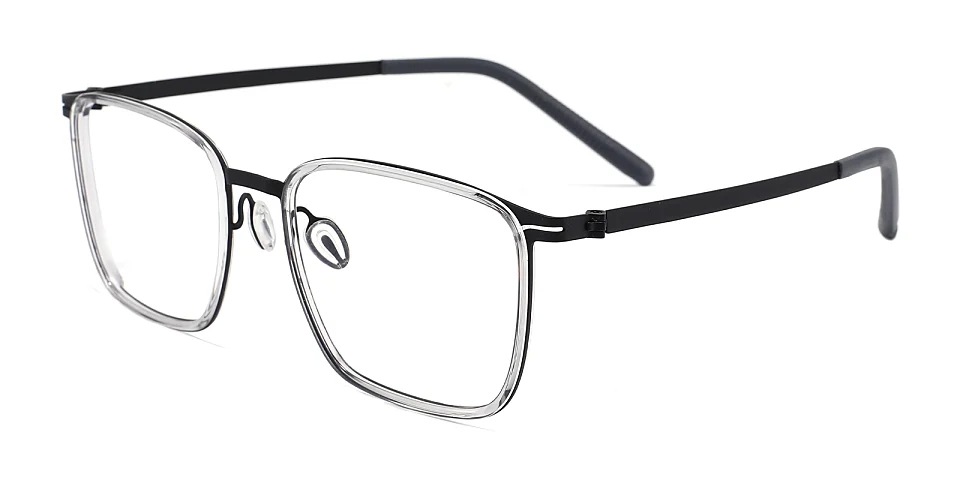 Marin clear grey black   Plastic  Eyeglasses