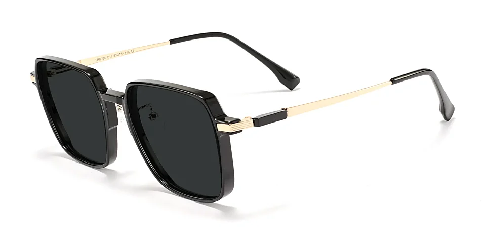 Sandy black   Plastic  Sunglasses