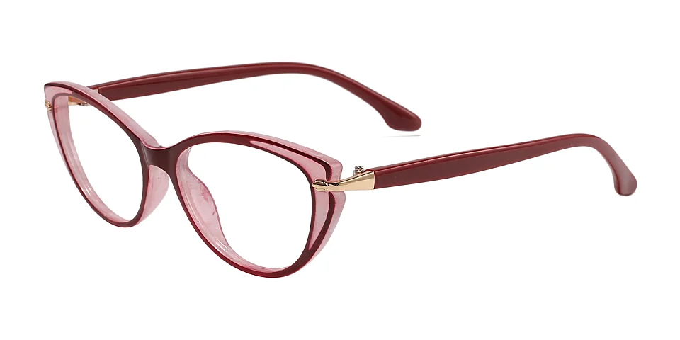 Pamela red   Plastic  Eyeglasses