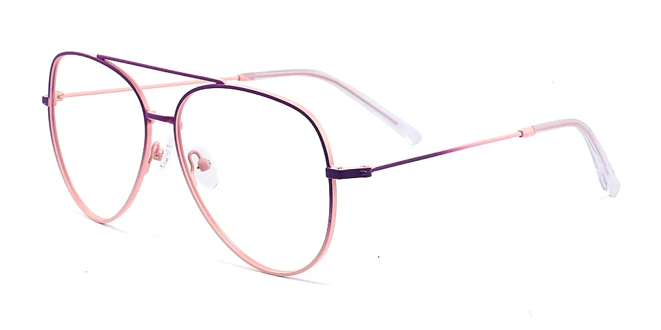 Anais purple pink   Metal  Eyeglasses