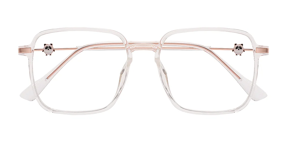 Melina clear rose gold   Plastic  Eyeglasses