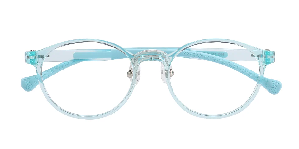 Dayan clear blue   Plastic  Eyeglasses