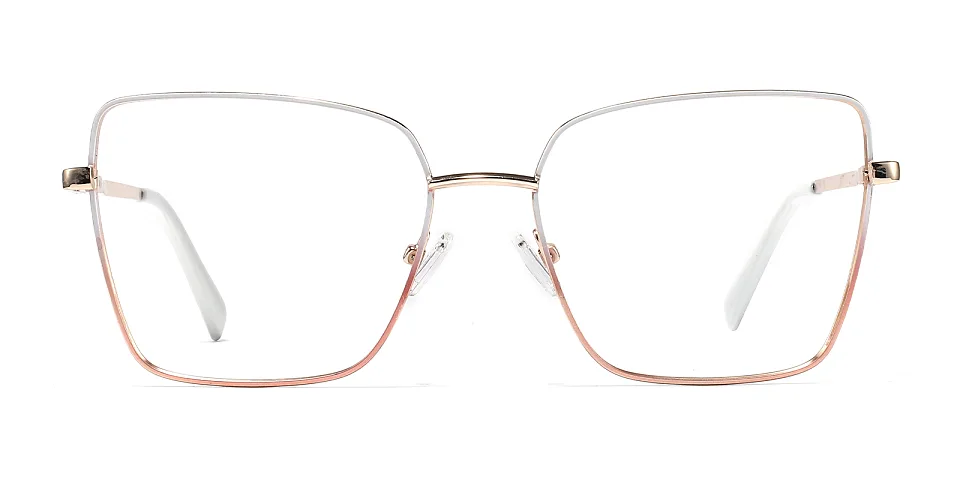 Swaney white pink   Metal  Eyeglasses