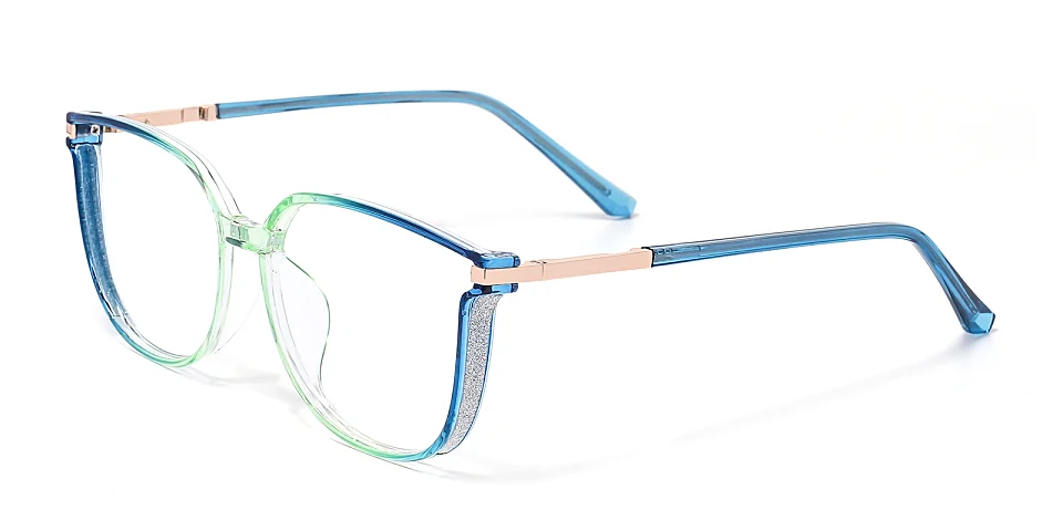 Sissie blue mint green   Plastic  Eyeglasses