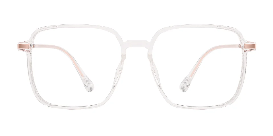 Melina clear rose gold   Plastic  Eyeglasses