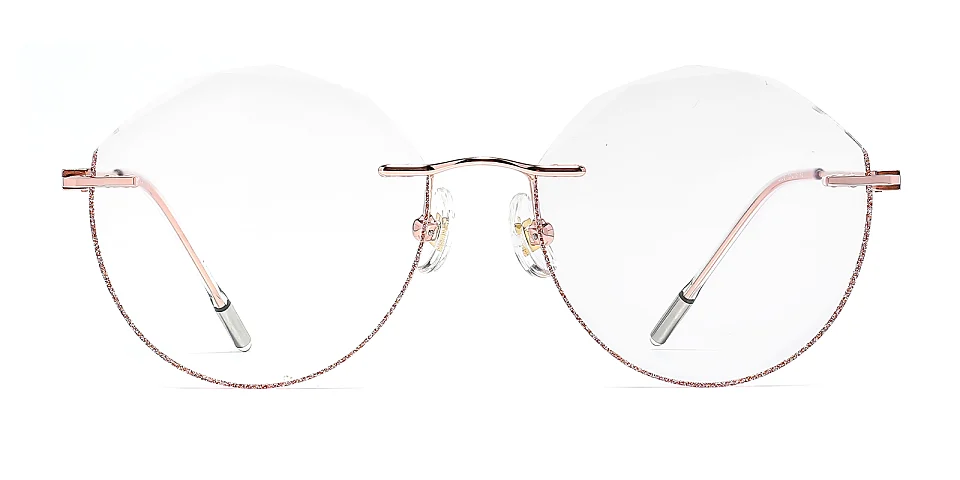 Leanne rose gold   Metal  Eyeglasses