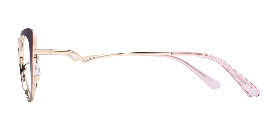 Rieko purple   Metal  Eyeglasses