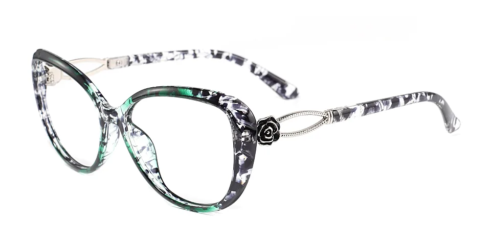 Kelley green tortoise   Plastic  Eyeglasses